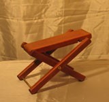 Fussbank aus Holz