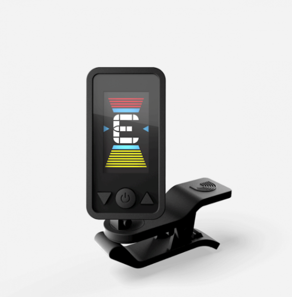 Wiederaufladbarer D'Addario Eclipse Headstock Tuner (Schwarz)