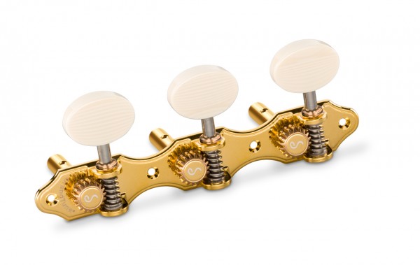 Schaller GrandTune Classic Hauser Gold-Galalith-deluxe weiss
