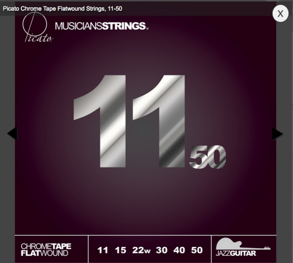 Picato Chrome Flatwound